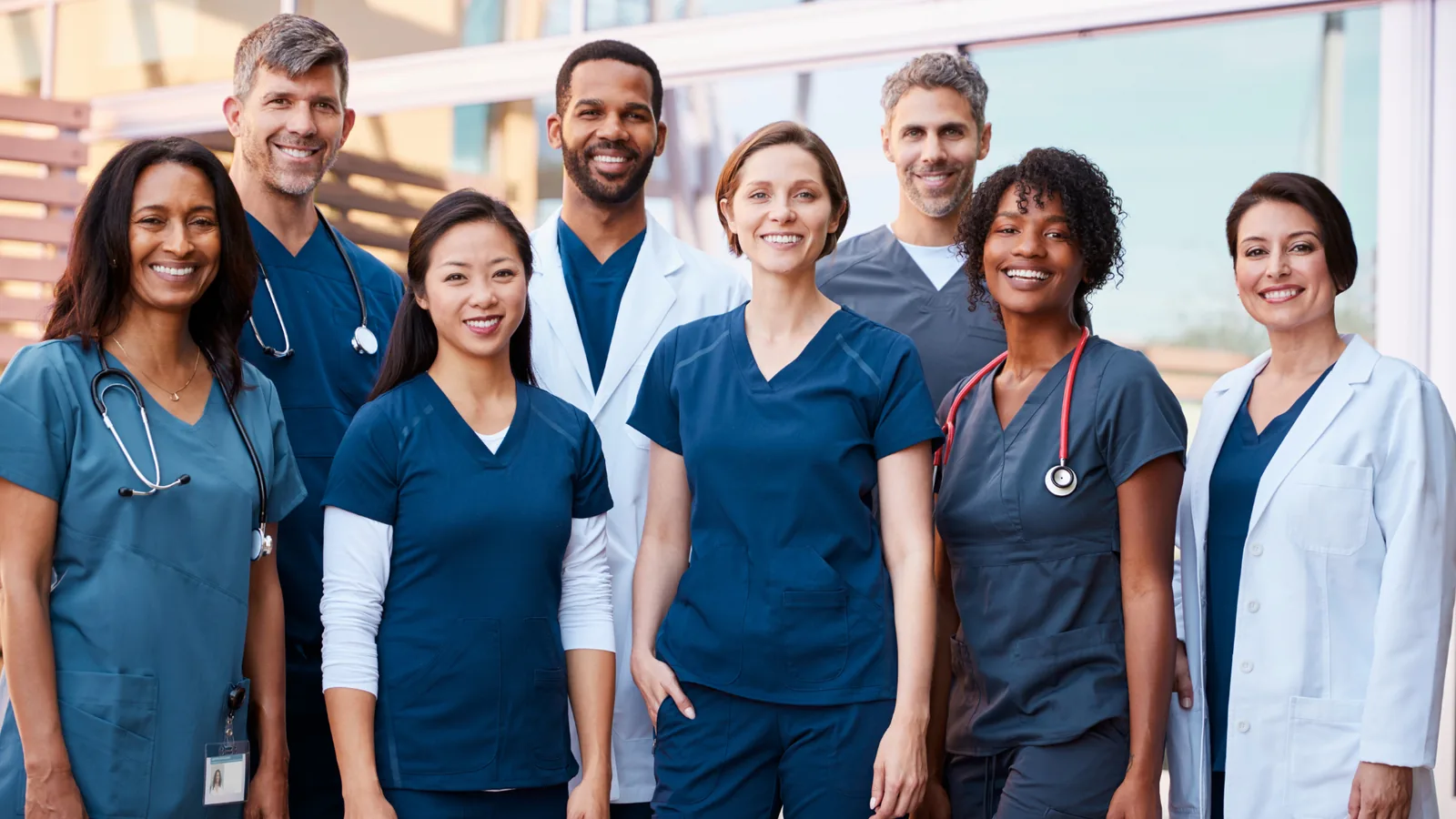 Healthcare professional in a clinical setting